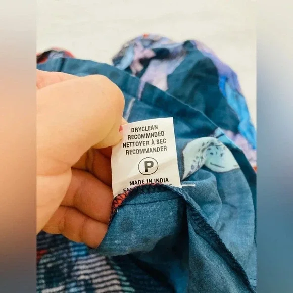 Anthropologie Conditions Apply Floral Puff-Sleeved Blouse Size Small NWOT - Picture 9 of 12